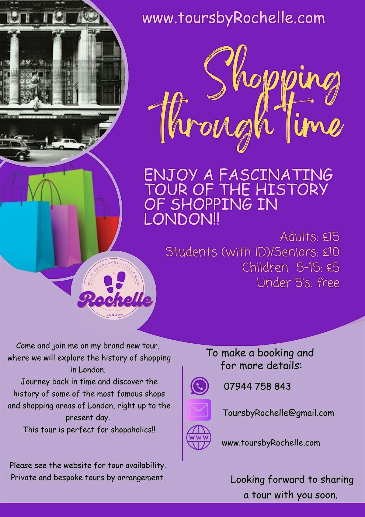 Shopping through time- a guided walk on the history of shopping in London