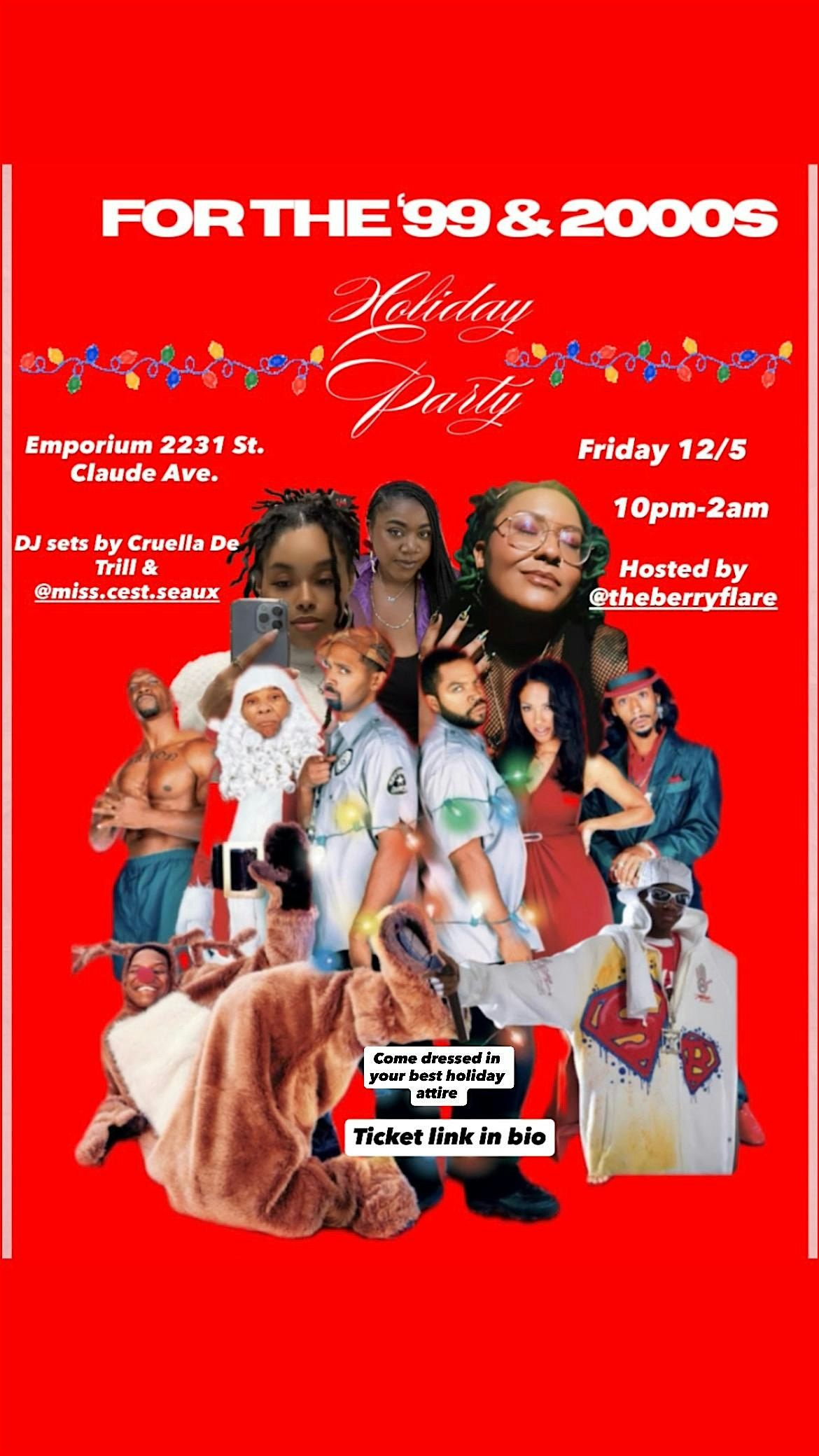 For the \u201899 and 2000s Holiday Party