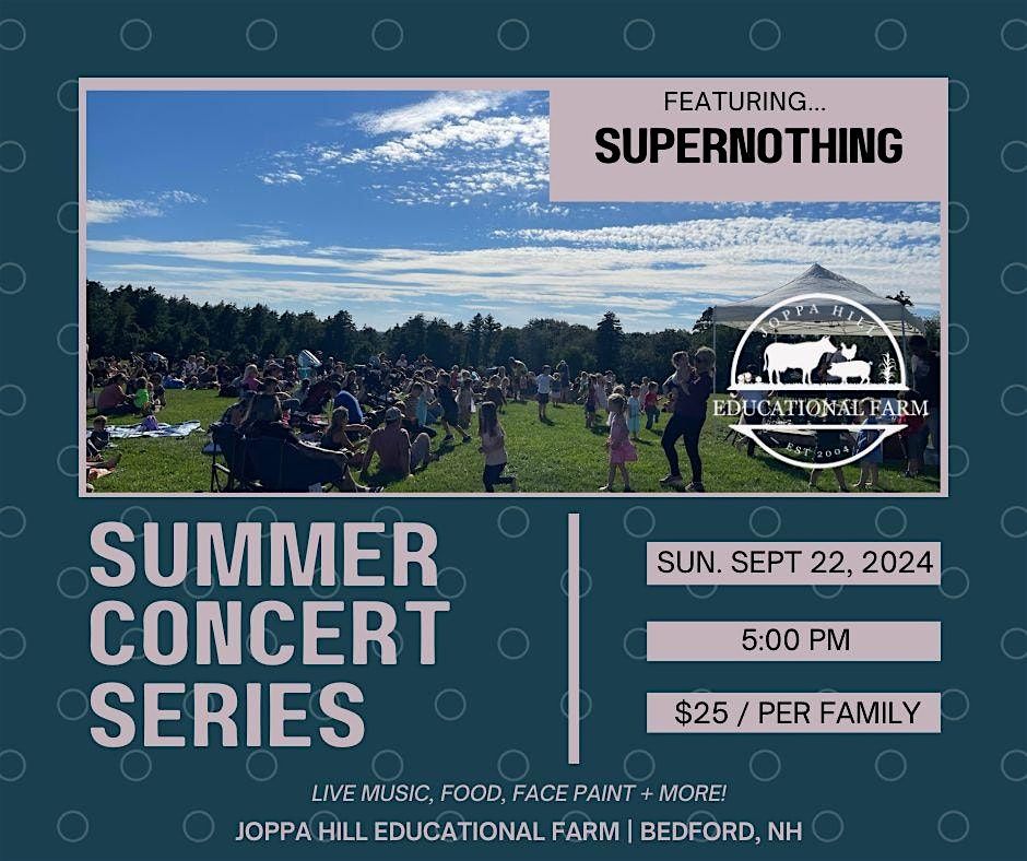 SUMMER CONCERT SERIES - SEPTEMBER 2024