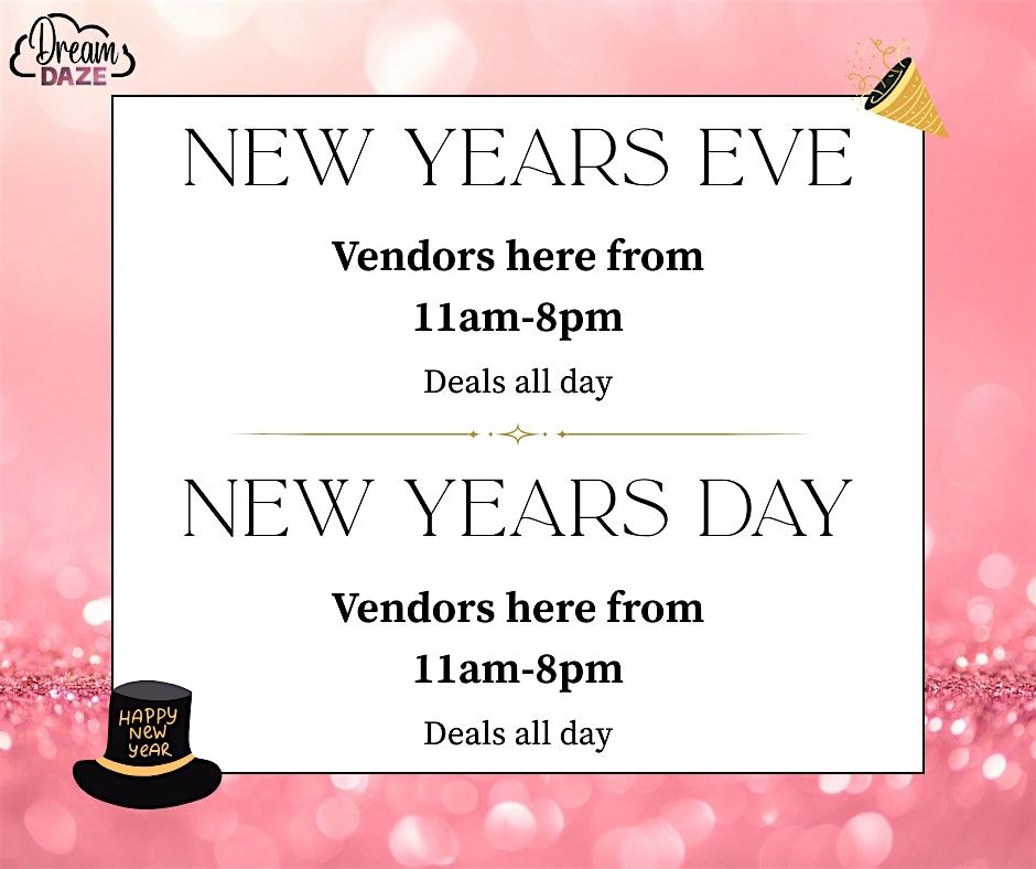 New Years Eve & New Years Day