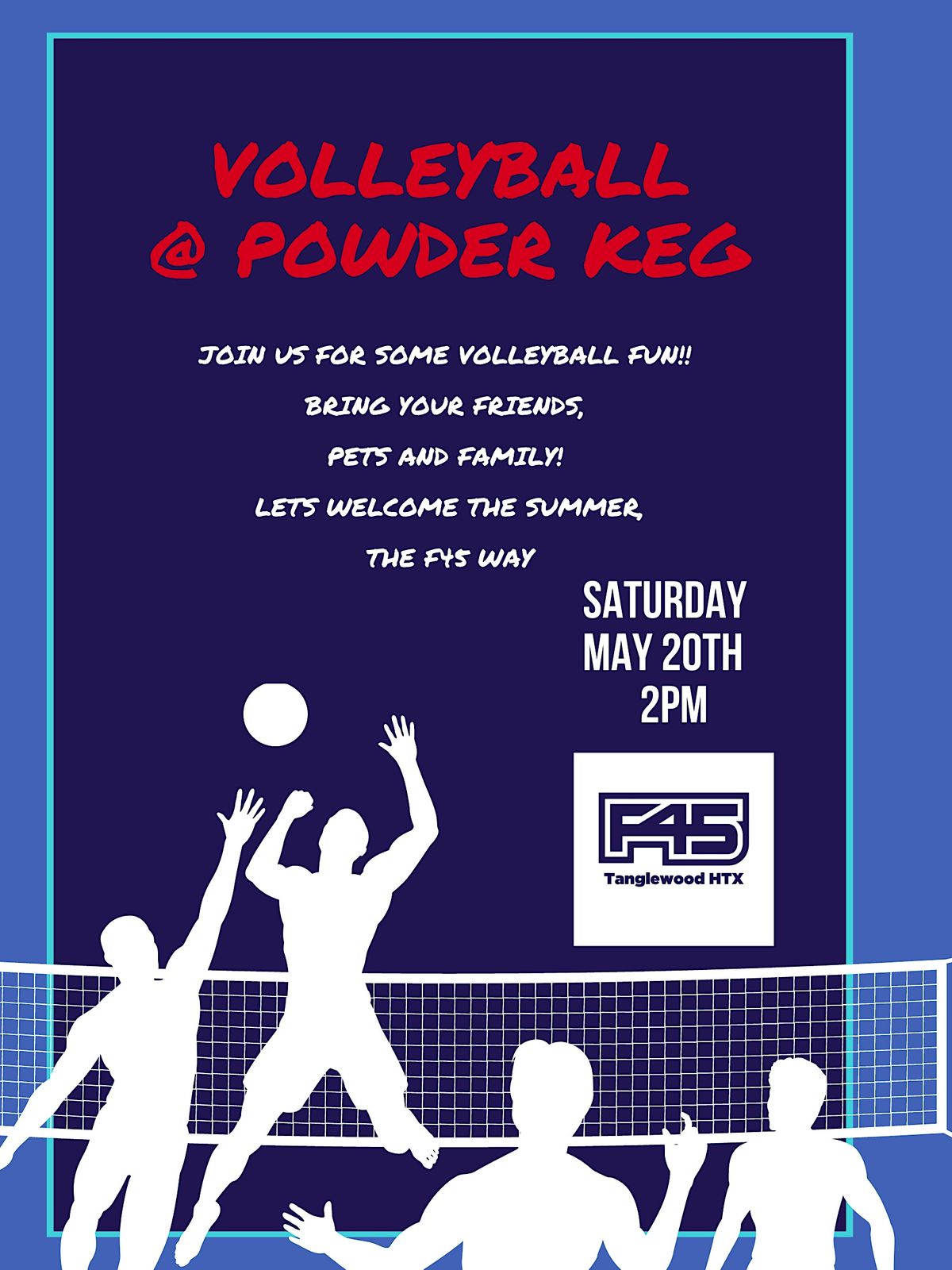 Volleyball At Powder Keg