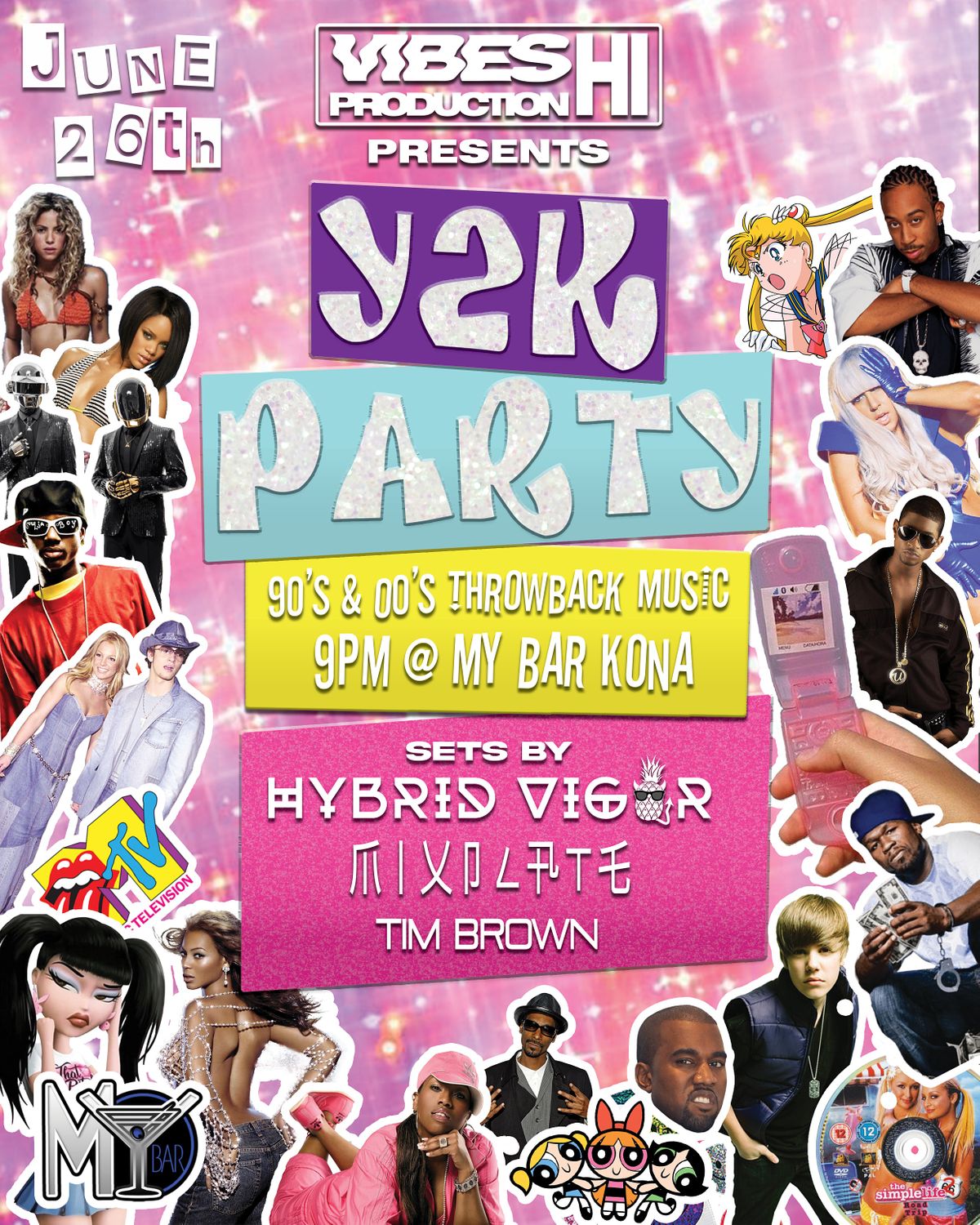 VIBES: Y2K PARTY Featuring HYBRID VIGOR, THAT ONE SCRUB and MIXPLATE at ...