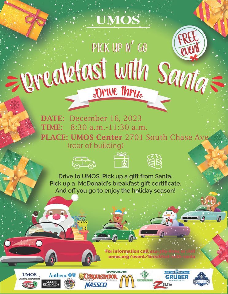 Breakfast with Santa - Drive thru