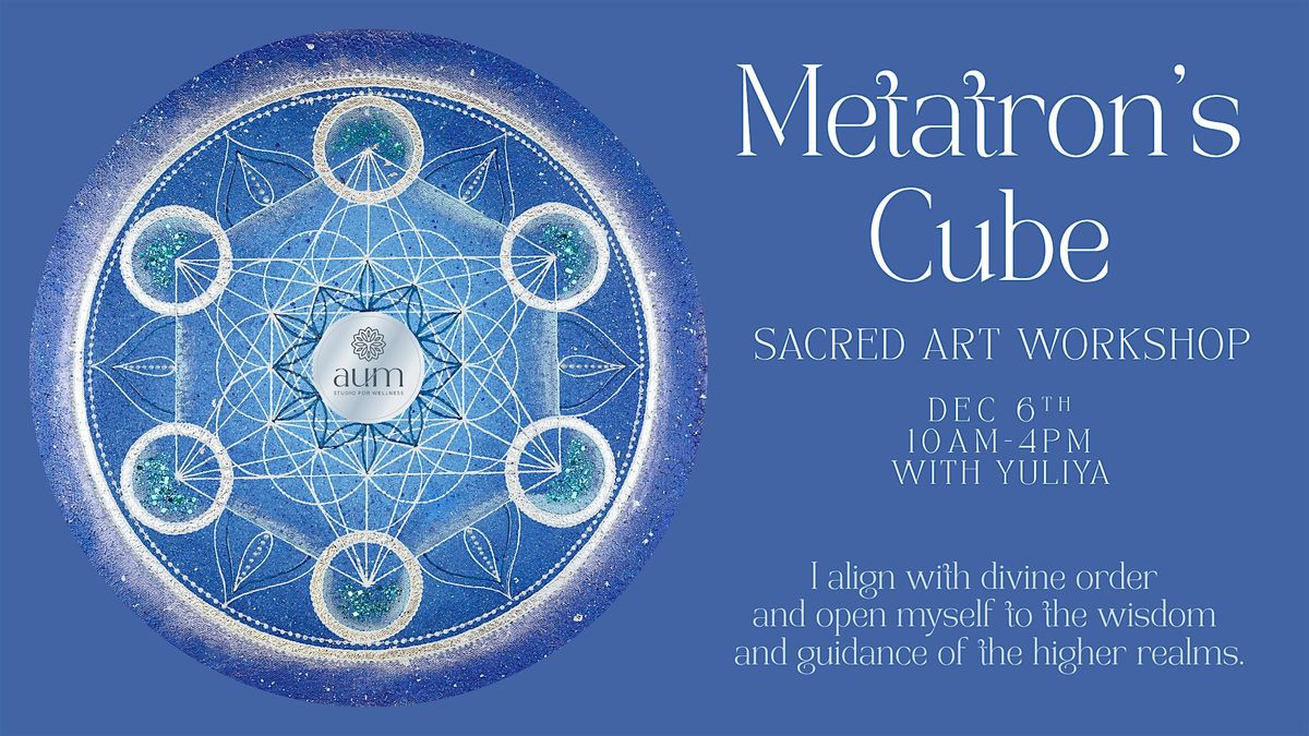 Metatron's Cube Sacred Geometry Art