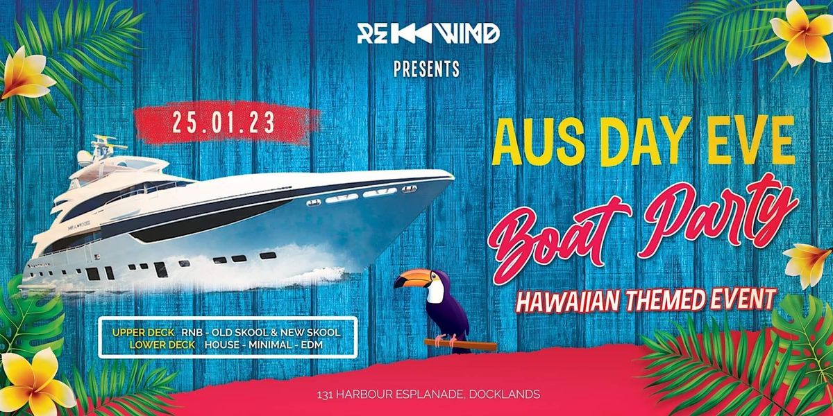 Docklands Boat Party Docklands January 25, 2023