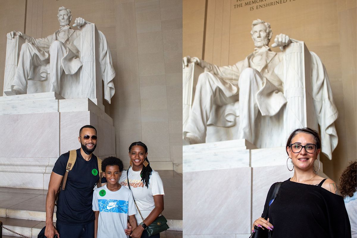 30 minute photoshoot at the Lincoln Memorial | Lincoln Memorial