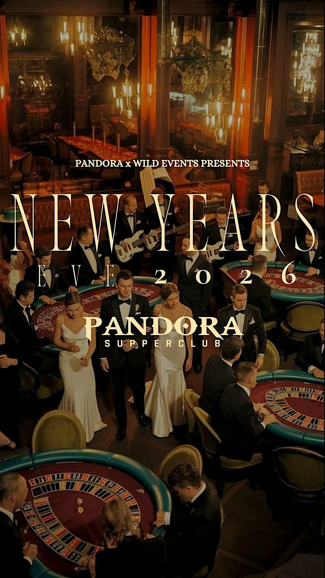NEW YEARS EVE PARTY AT PANDORA SUPPER CLUB