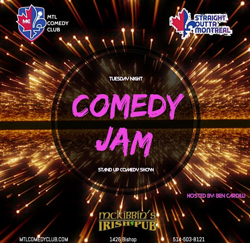 English Stand-Up Comedy Show in Downtown Montreal - MTLCOMEDYCLUB.COM