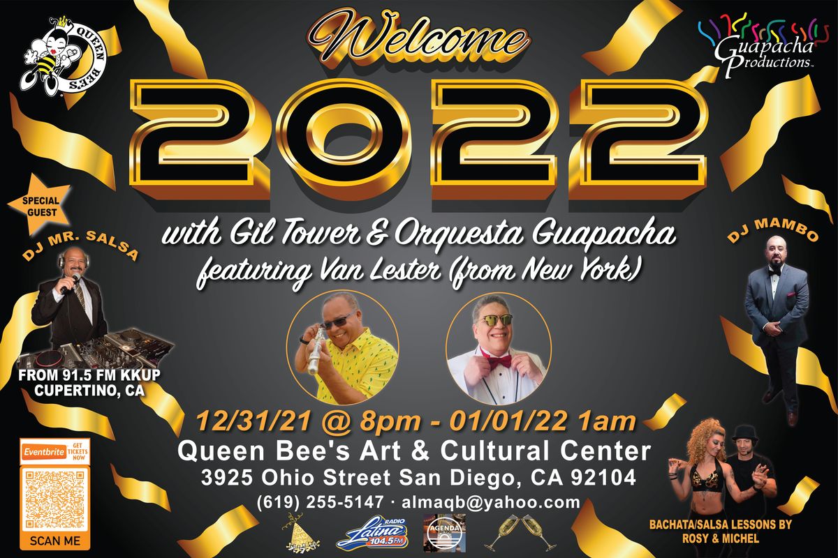 NEW YEAR'S 2022 Salsa & Bachata Party