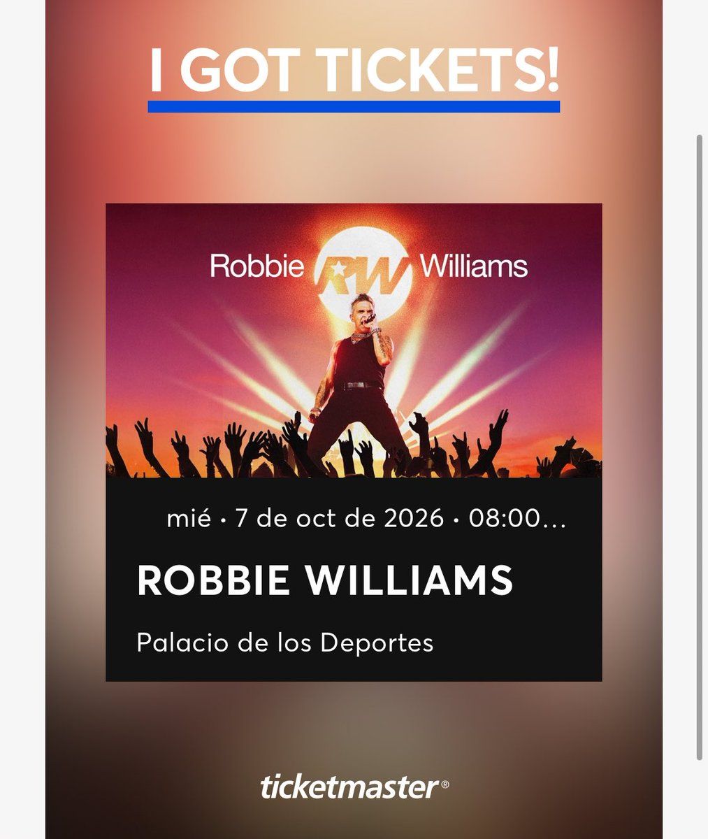 Robbie Williams Mexico City Tickets