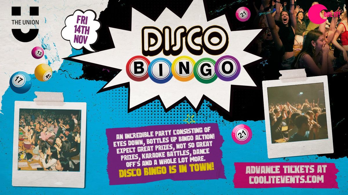 DISCO BINGO \ud83d\udd7a\ud83c\udffd\ud83e\udea9 - Manchester's Biggest Student Bingo!