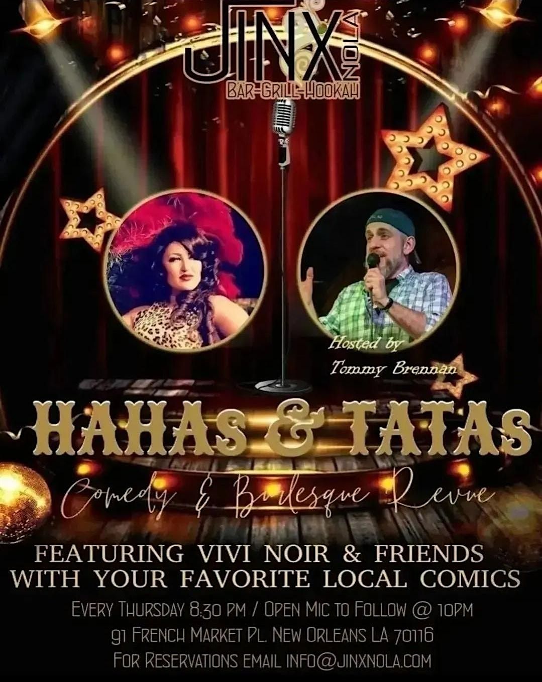 Hahas & Tatas: A Burlesque & Comedy Show
