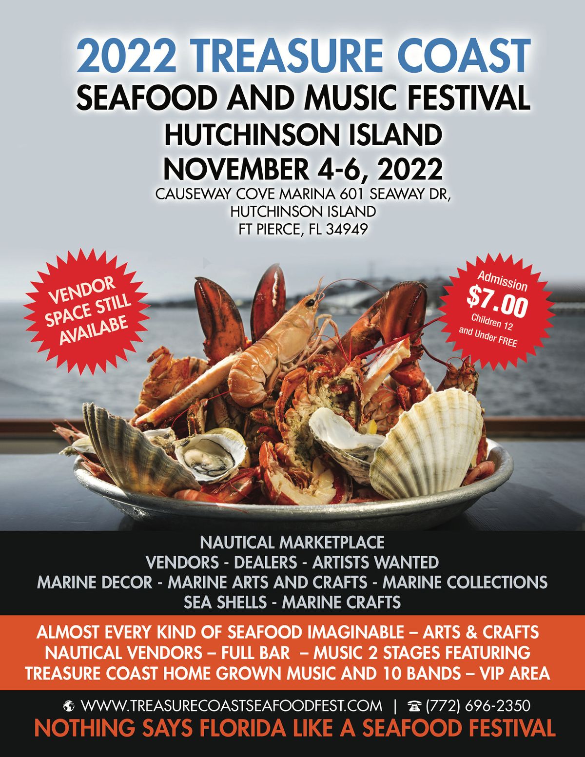 2022 Treasure Coast Seafood and Music Festival Hutchinson Island