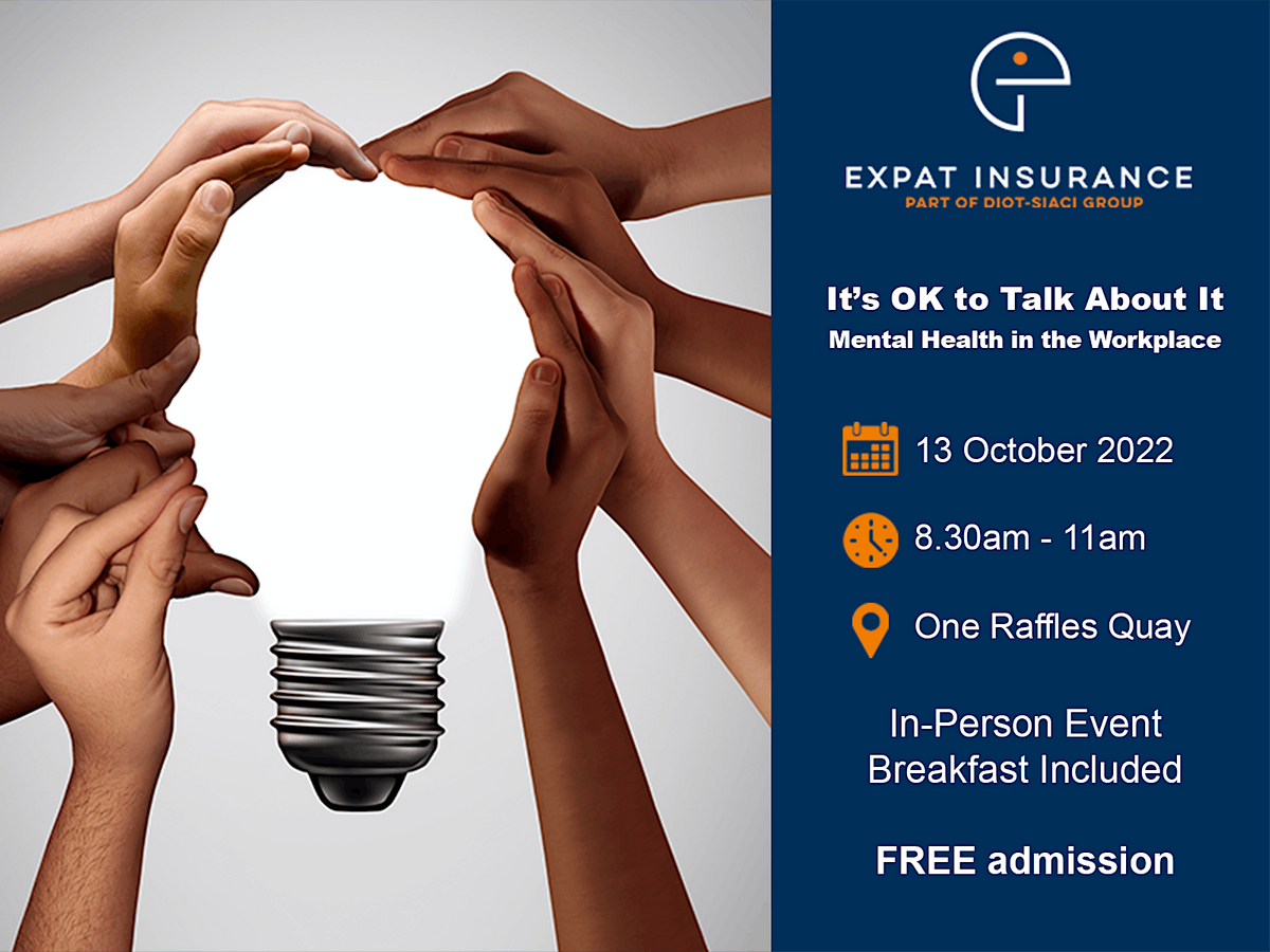Its OK to Talk About It - Mental Health in the Workplace at One Raffles ...