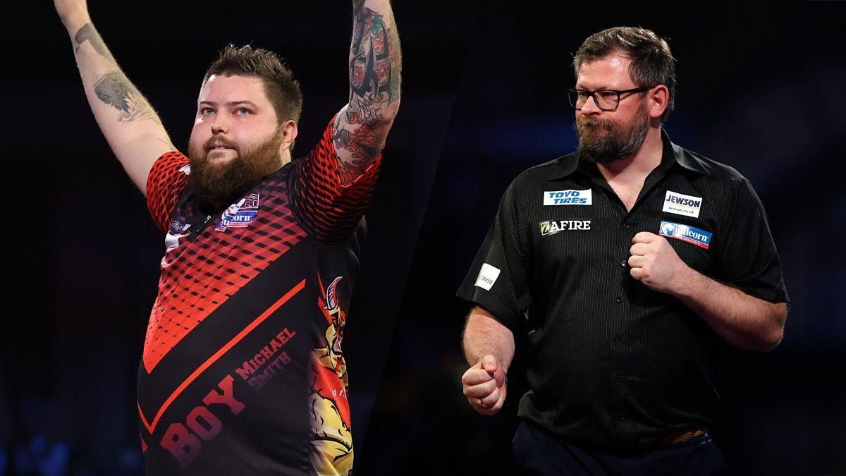 Michael Smith v James Wade Live PDC Darts World Championship 2022