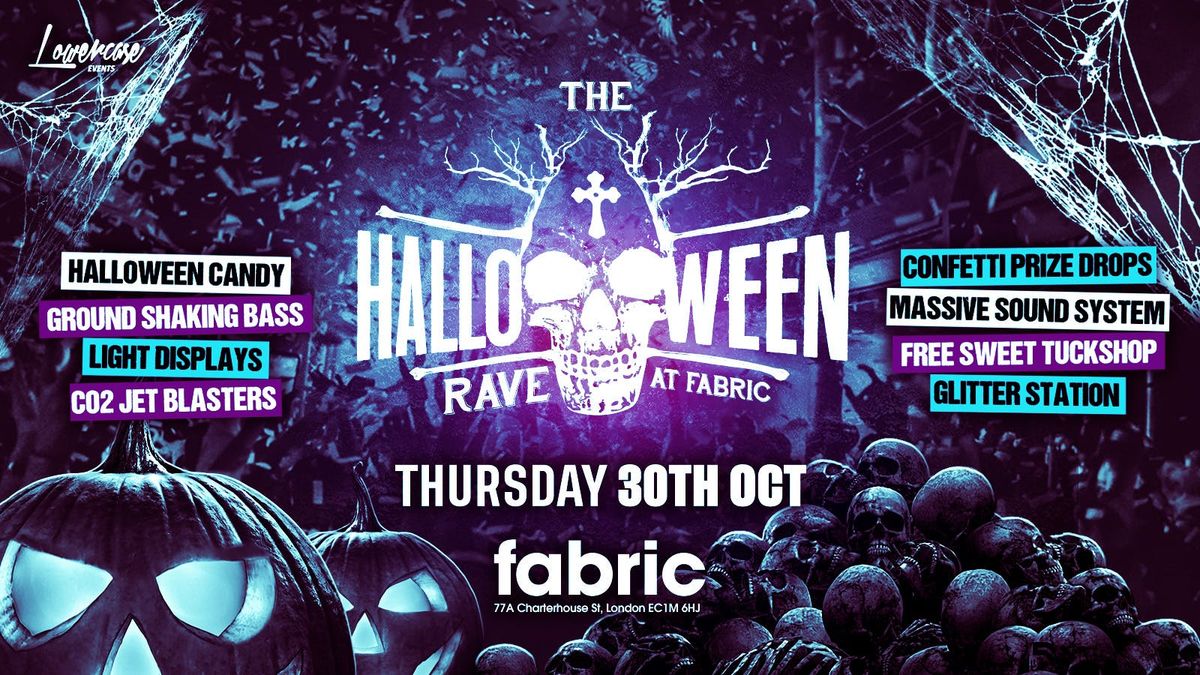 The Halloween Rave at Fabric! Halloween 2025