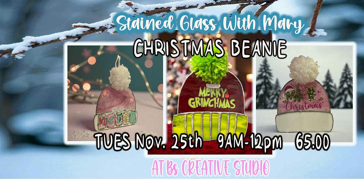 Stained Glass Christmas Beanie