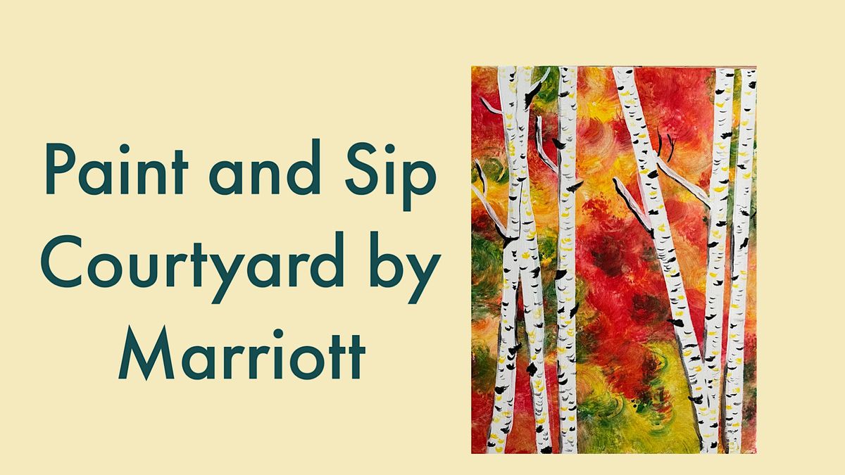 Paint and Sip Courtyard by Marriott Bowie November 16, 2022