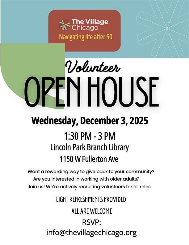 Volunteer Open House - Volunteer with The Village Chicago!