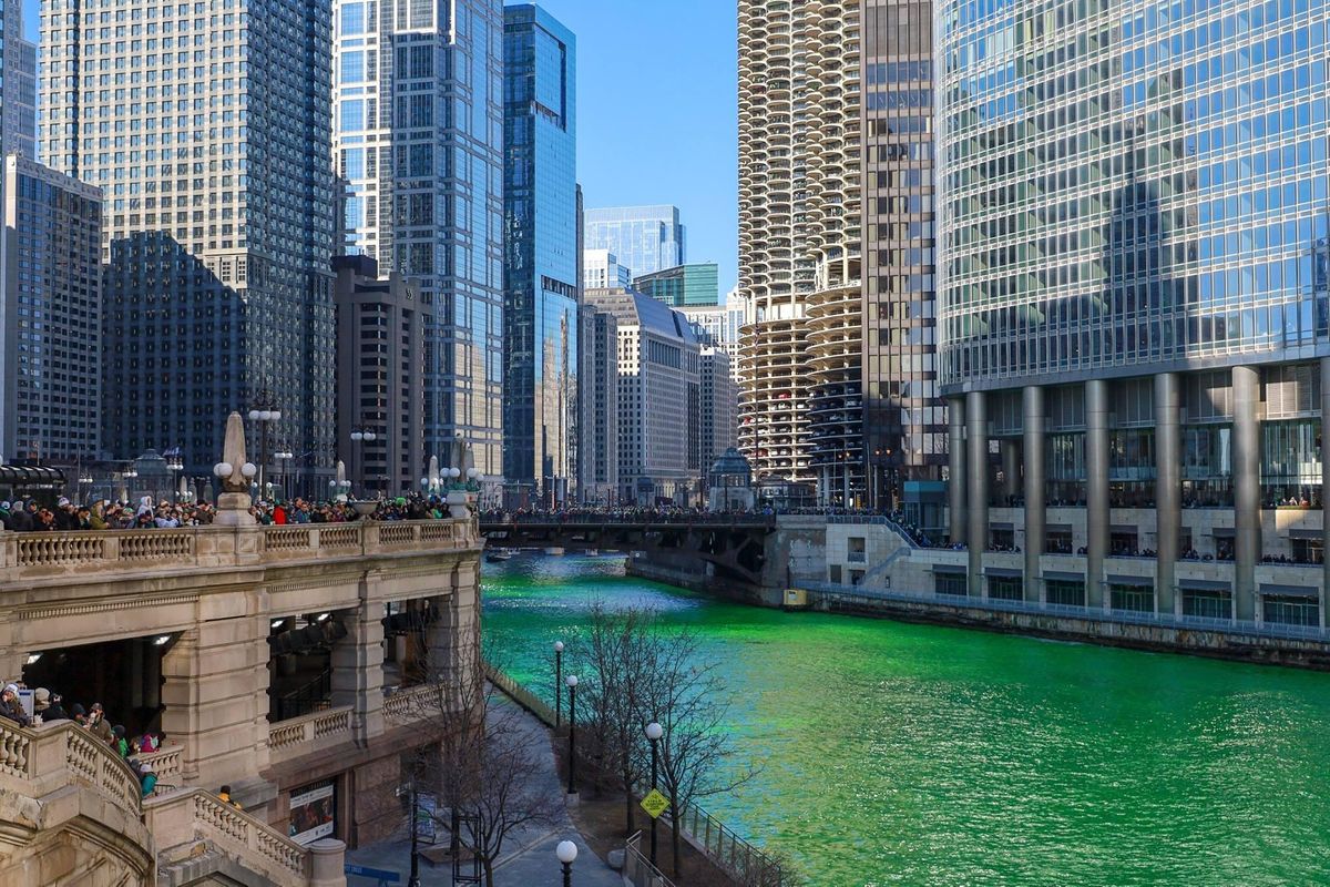 St Patricks Day River North Morning Bar Crawl River North, Chicago