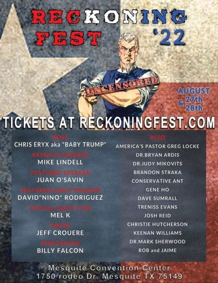 Reckoning Fest 1750 Rodeo Dr, Mesquite, TX 751493859, United States