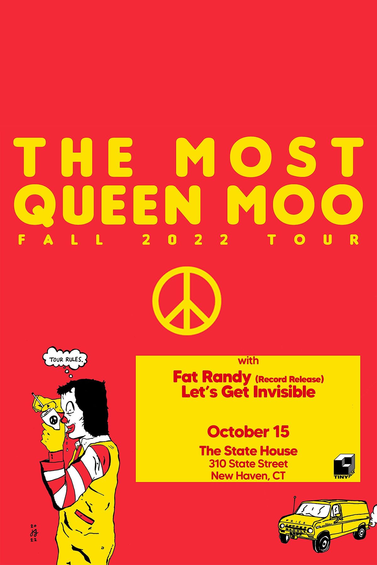 Fat Randy Random The Most, Queen Moo, Fat Randy (Record Release), and Lets Get Invisible ...