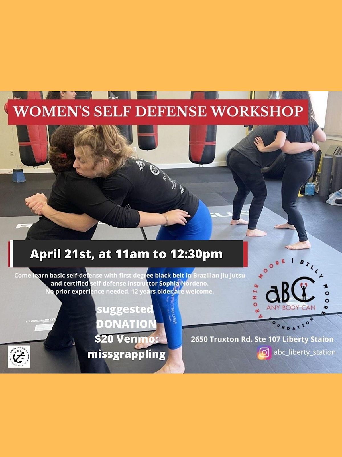 Womens Self defense Class Any Body Can Youth Foundation San Diego womens-self-defense-class-any-body-can-youth-foundation-san-diego