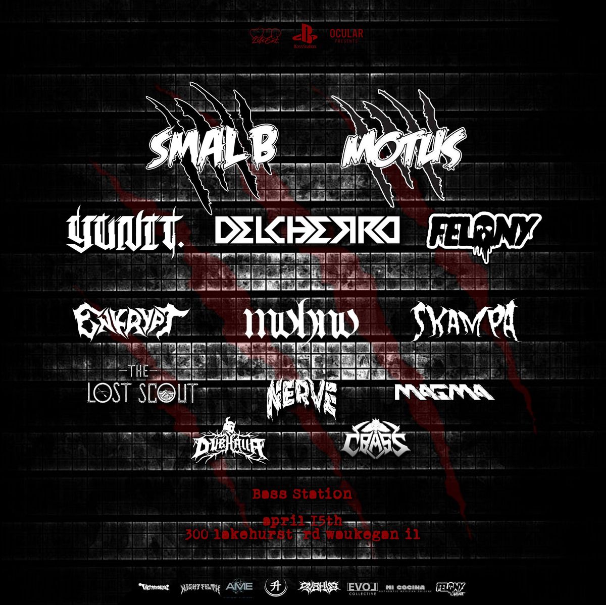 Smal B, Motus, Felony, Yunit, & More! @ Bass Station | Bass Station ...