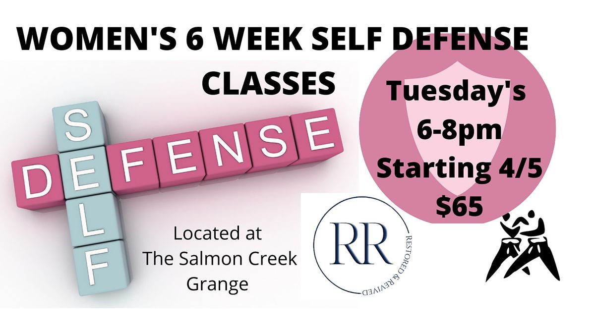 Womens Self Defense Classes Salmon creek Grange, Vancouver, WA