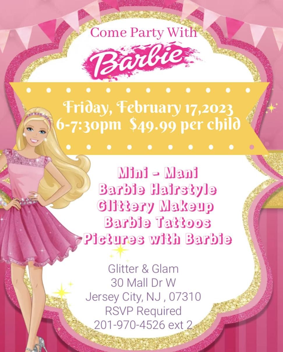 Barbie Event Glitter & Glam Newport Centre Mall, Jersey City, NJ