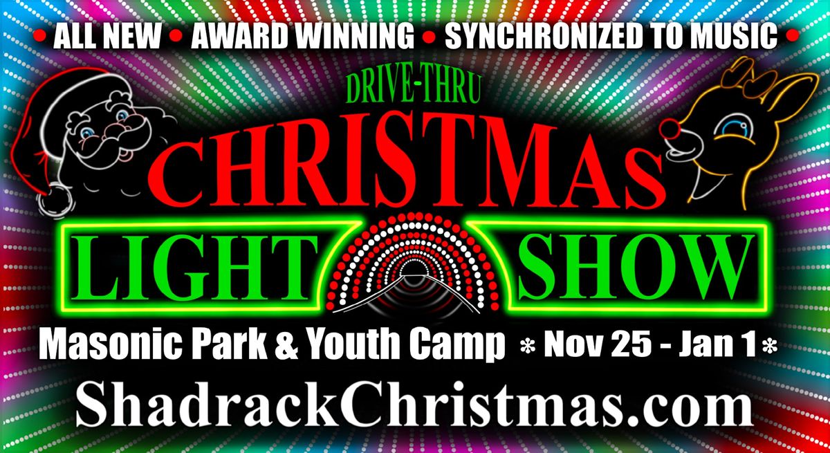 Shadracks Christmas Wonderland -Tampa 2022 | Masonic Park & Youth Camp ...