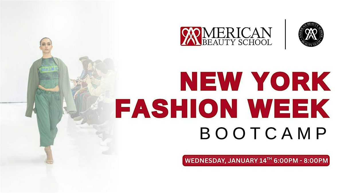 New York Fashion Week Bootcamp
