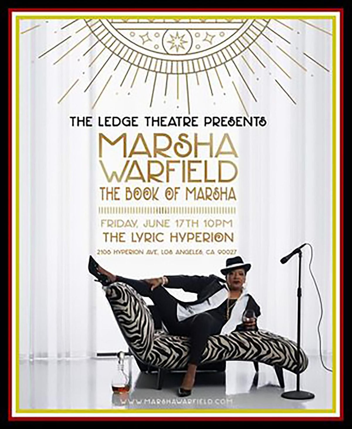 The Ledge Theatre Presents Marsha Warfield: The Book of MARSHA
