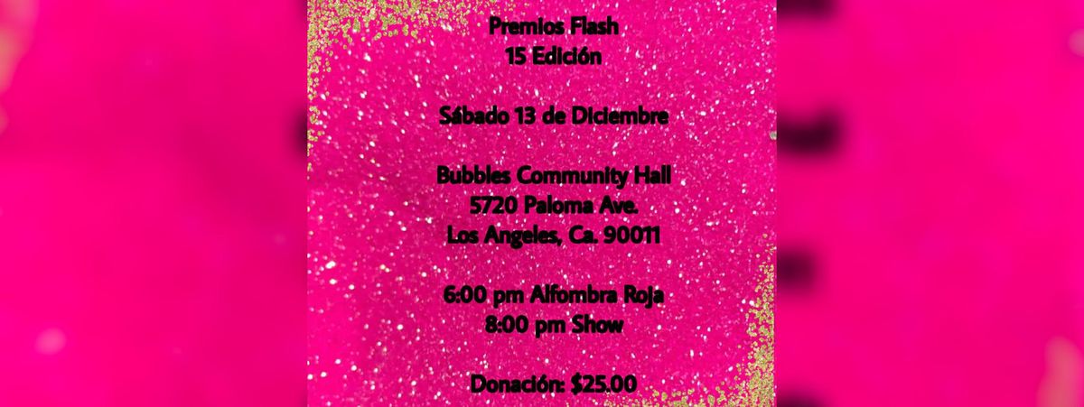 PREMIOS FLASH 15 EDICI\u00d3N