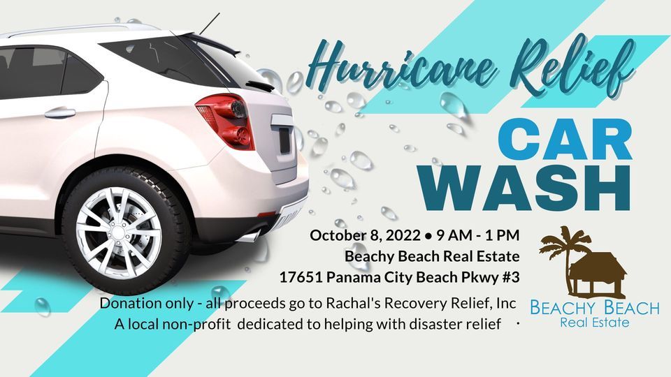 Hurricane Relief Car Wash Beachy Beach Real Estate, Panama City Beach