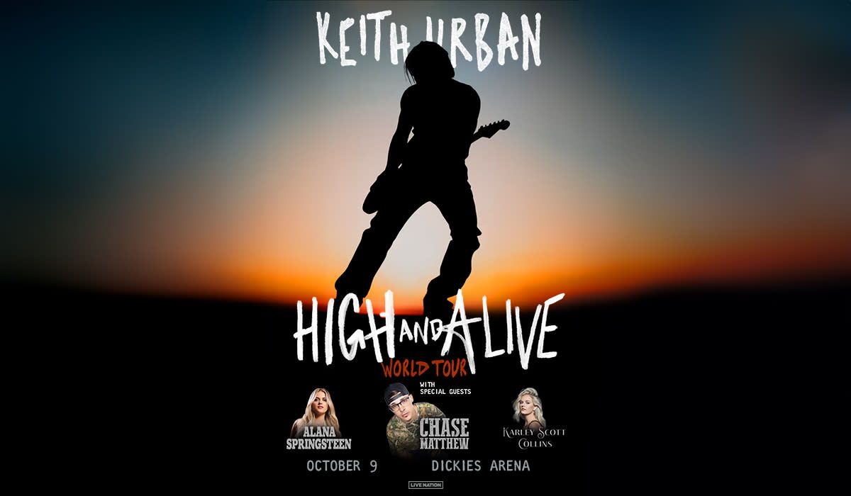 Parking Keith Urban with Chase Matthew, Alana Springsteen, and Karley Scott Collins