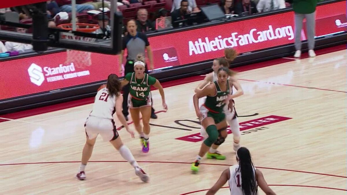 Stanford Cardinal at Miami Hurricanes Womens Basketball