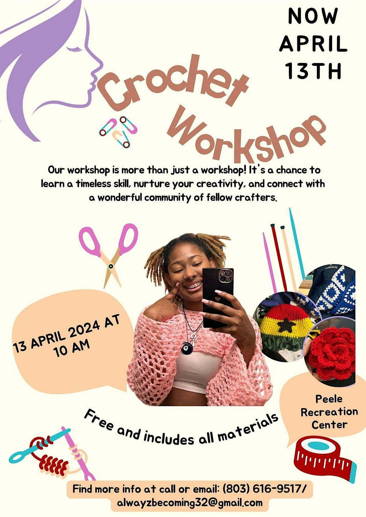 Learn to Crochet with Ni'Asia Ali