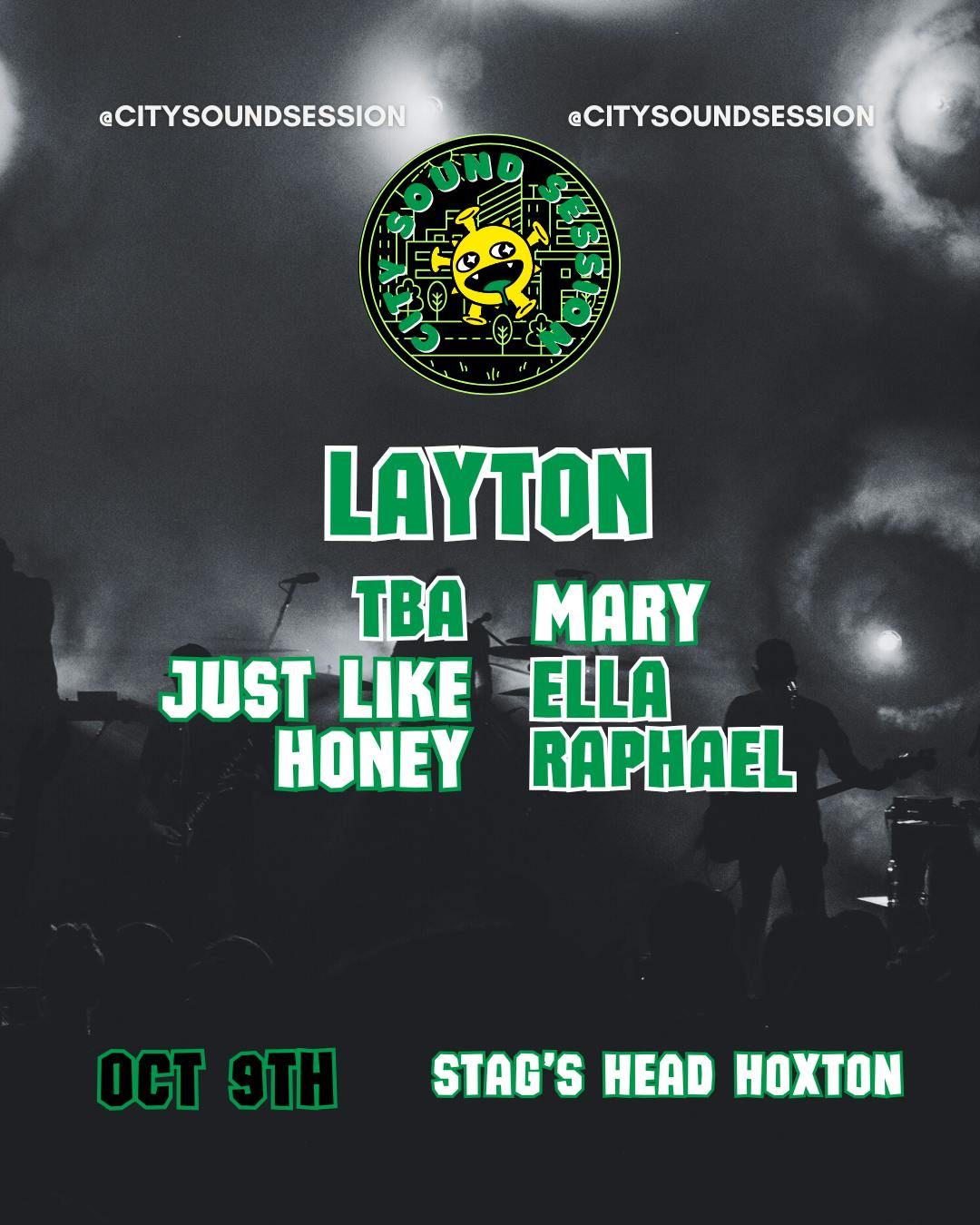 Layton with Just Like Honey, Ella Raphael, Mary and more TBA