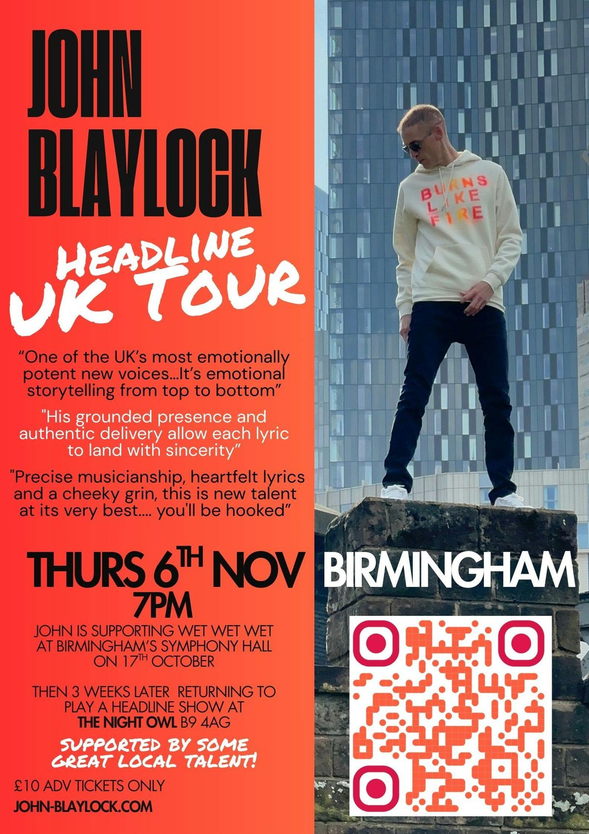 John Blaylock Birmingham The Night Owl Gig