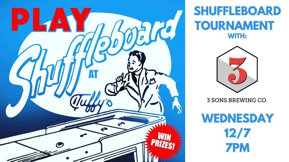 Shuffleboard Tournament With 3 Sons Brewing Tuffy s Music Box shuffleboard-tournament-with-3-sons-brewing-tuffy-s-music-box