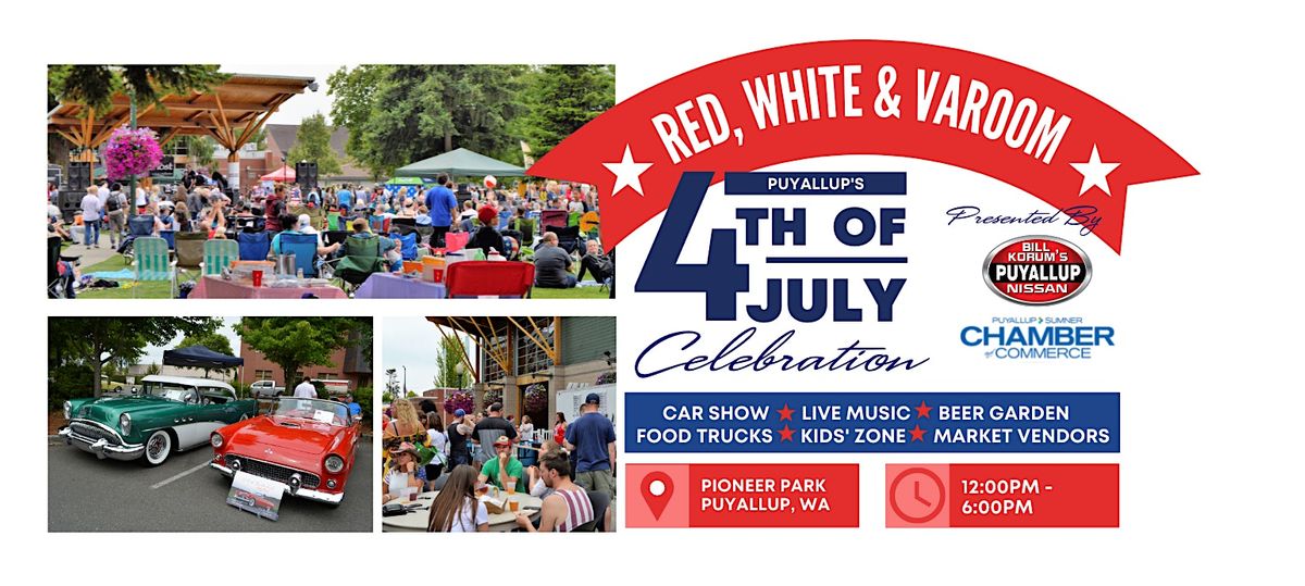 Red, White & Varoom Puyallups 4th of July Festival (Car Show ticket