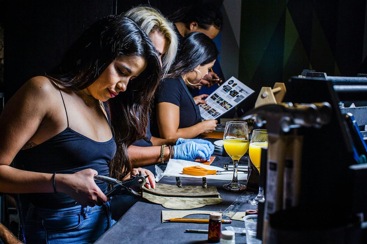 Making n Mimosas - Crafting and Cocktail Experience at Upstairs Circus ATX