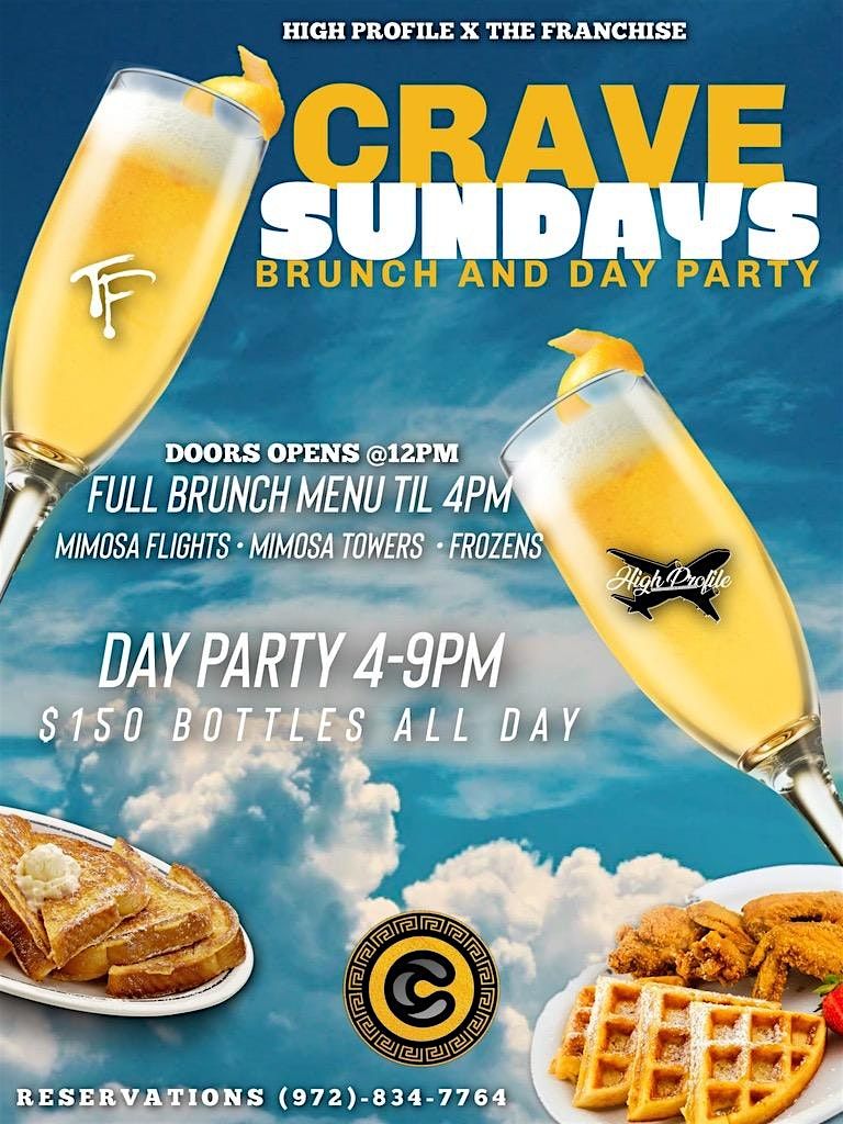 Crave Sunday's Brunch & DayParty