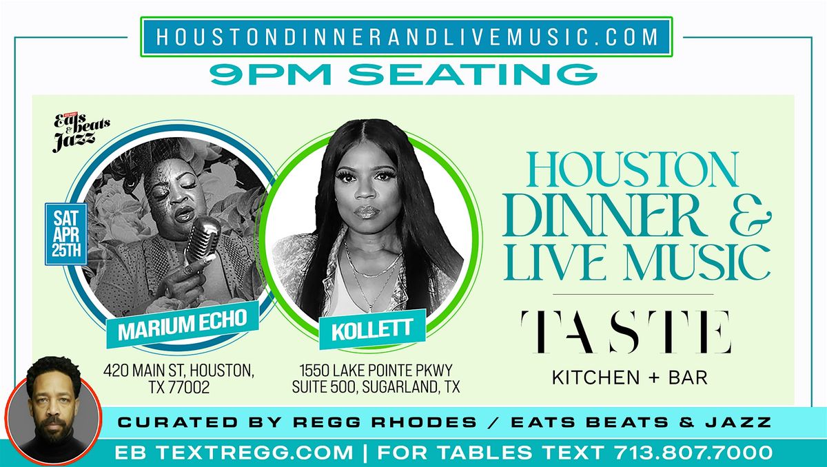 DINNER & LIVE MUSIC DOWNTOWN - EATS BEATS & JAZZ