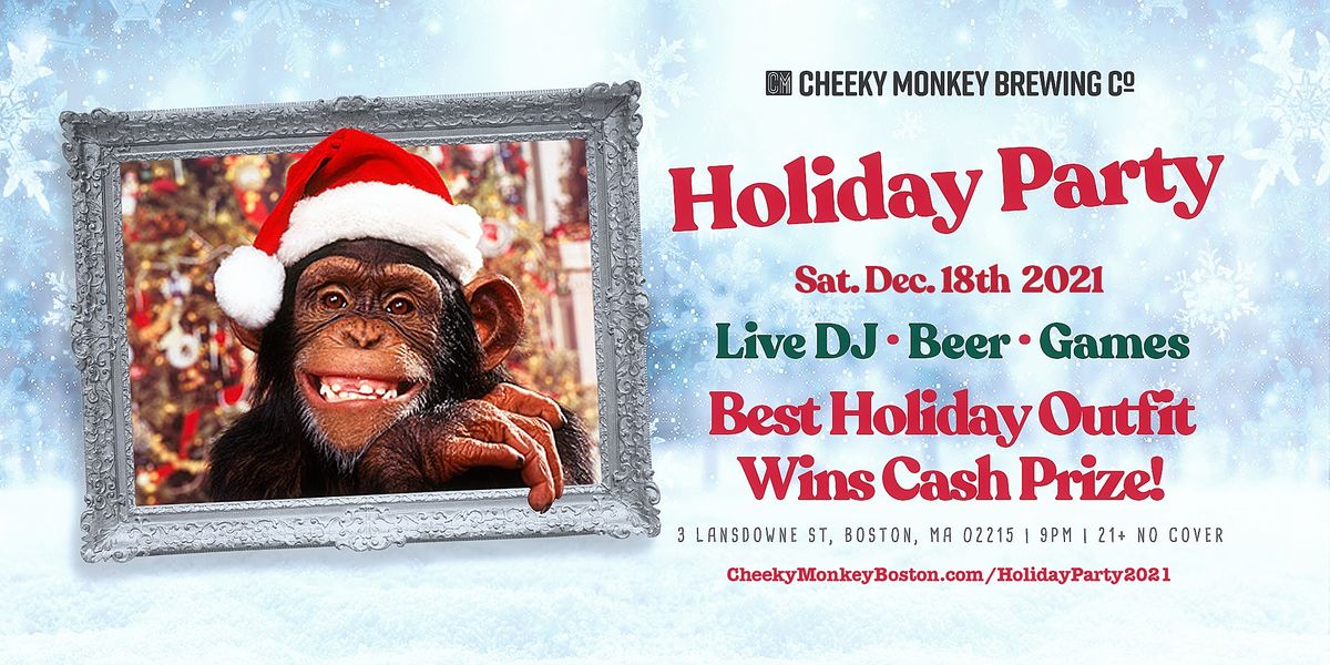 Holiday Party at Cheeky Monkey | Cheeky Monkey Brewing Co., Boston, MA ...