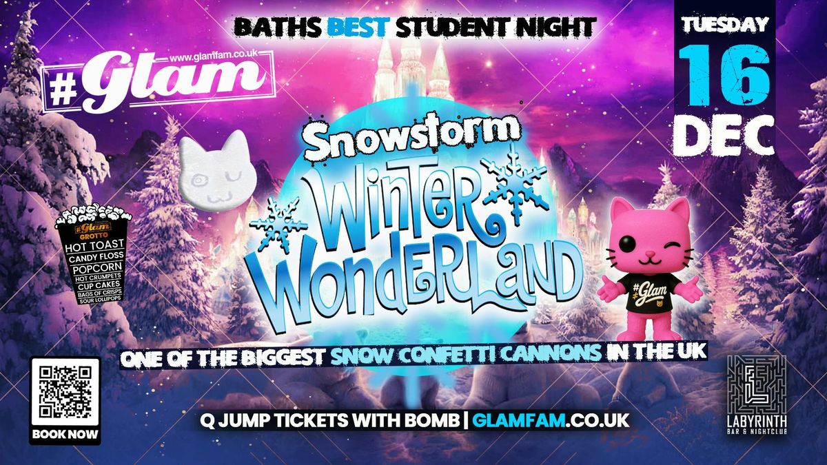 Glam \u2744\ufe0f WINTER WONDERLAND\u2744\ufe0f | Bath's Best Student Night! Every Tuesday at Labyrinth! \ud83d\ude3b