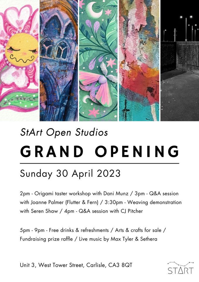 StArt Open Studios GRAND OPENING | West Tower Street, Carlisle, CA3 8 ...