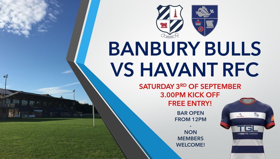 Banbury RUFC Vs Havant RFC - League Opener! | Banbury Rugby Club ...