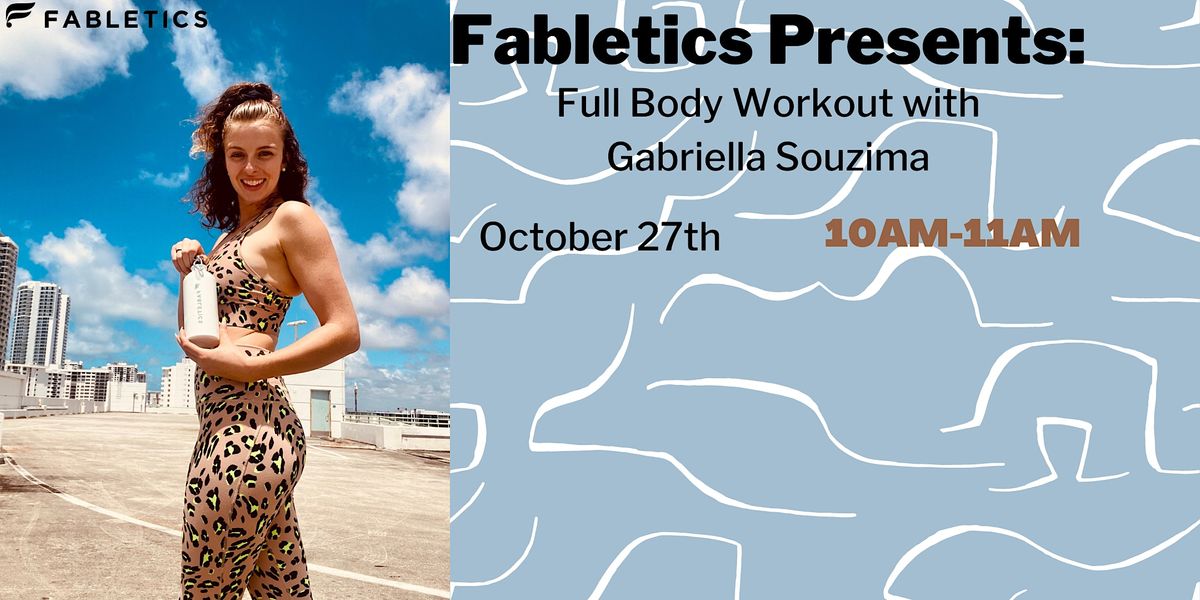 Gabriella Souzima Workout event at Fabletics in Aventura Mall at ...